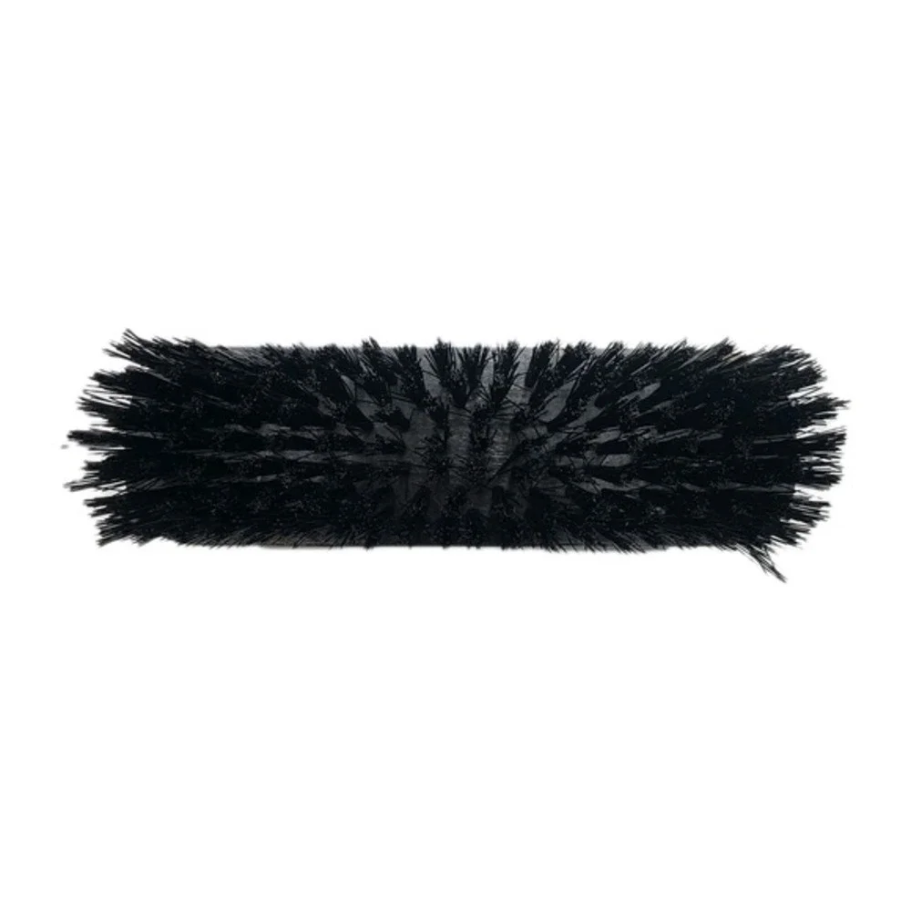 Vintage Swank Black Leather Shoeshine Brush Zip‎ Around Top Men Travel Groom Kit